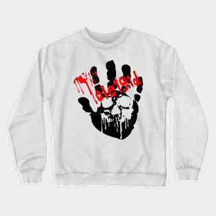 Tole Wood Black Hand Face Crewneck Sweatshirt